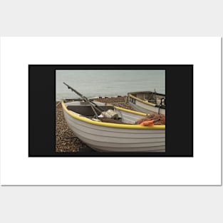 Beside the Seaside, Beside the Sea - Fishing Boats on the Beach Posters and Art